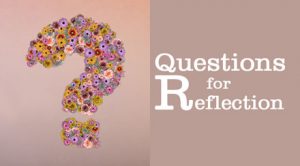 Reflexion questions