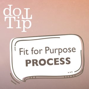 Fit the purpose process