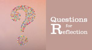question for reflexion